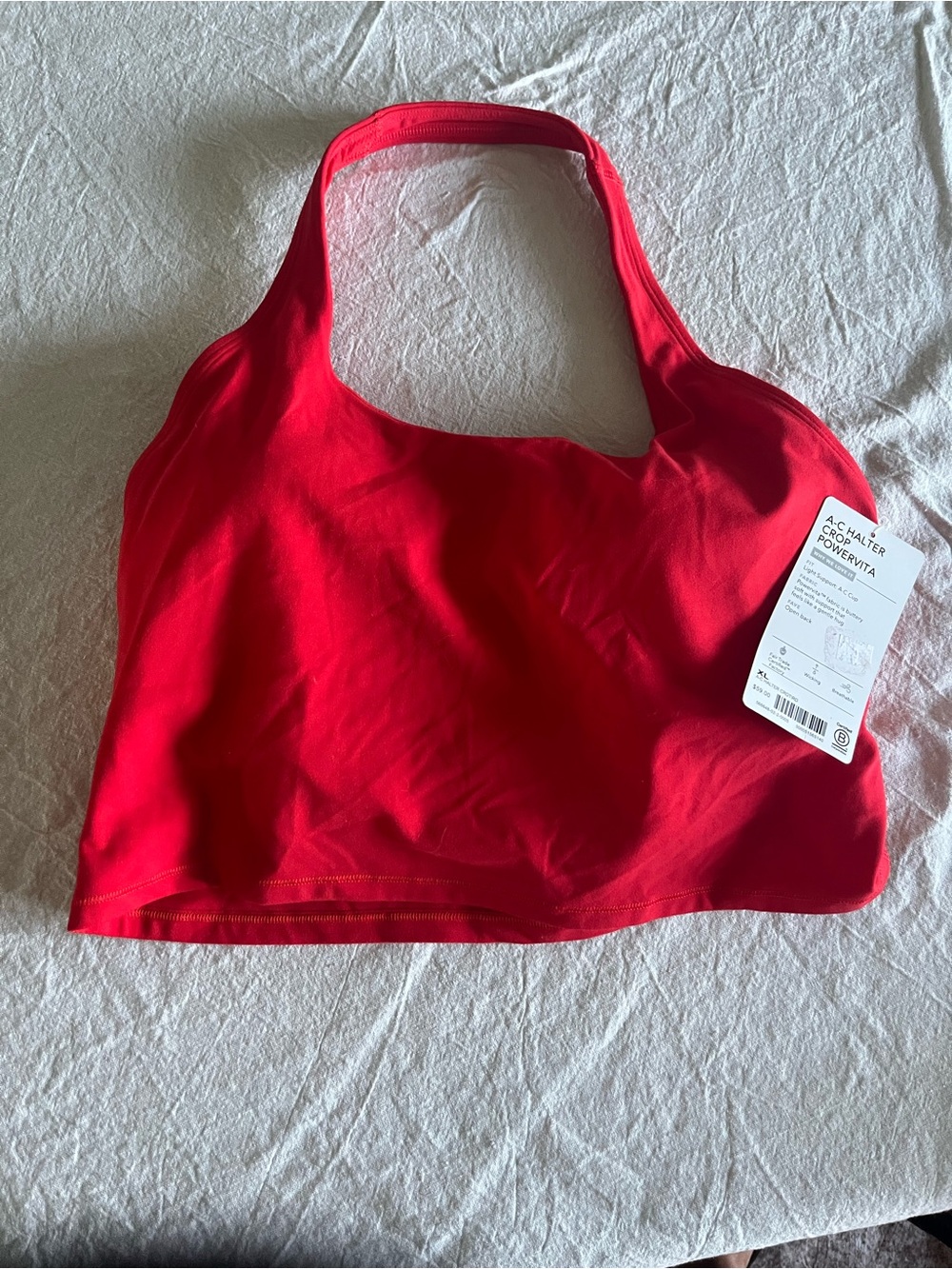Athleta Scarlett Halter Crop Sports Bralette